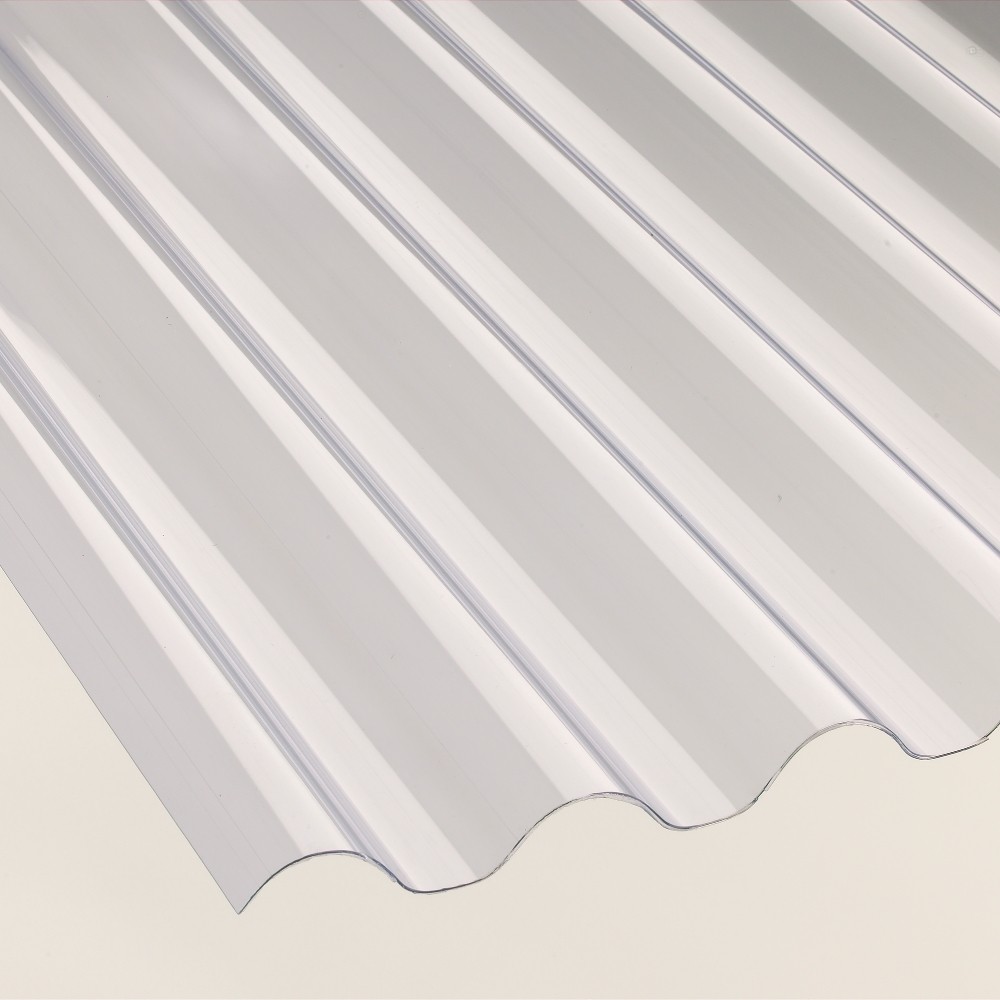Mini Profile Corrugated PVC Roof Sheet Lightweight Roofing Ventilation