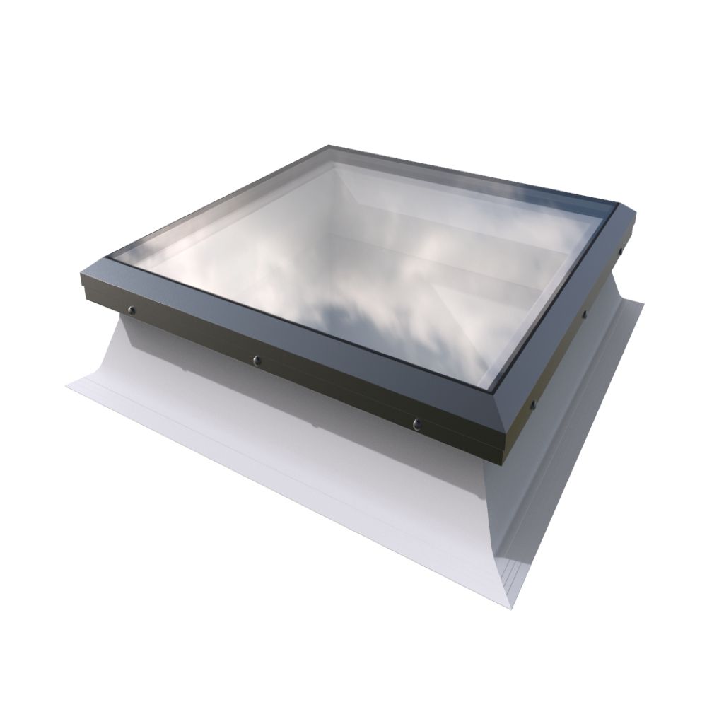 Mardome Glass Manual Opening Rooflight on 150mm Kerb (Unvented, Opening)
