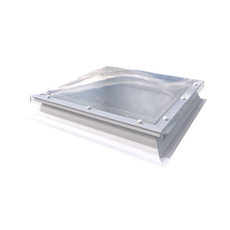 Mardome Trade Fixed Dome Rooflight with Sloping Kerb 1050mm x 1050mm