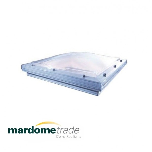 Mardome Trade Unvented Fixed Dome Rooflight to fit builders upstand 1050mm x 1050mm