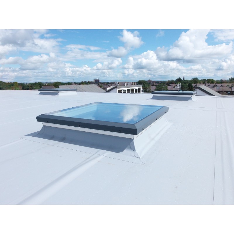 Mardome Glass Fixed Rooflight on 150mm Kerb